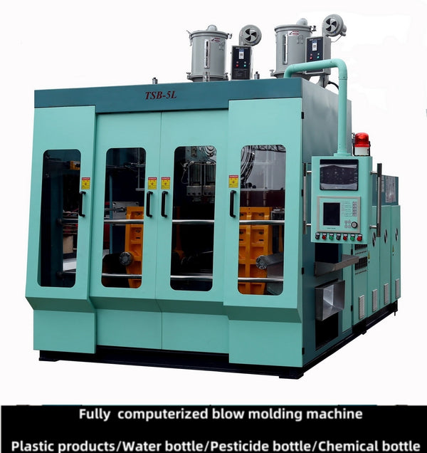 Automatic TS 100 200L Liter 220L Blue Chemical Barrel Double L Ring Drum Tank Extrusion Blowing Moulding Making Machine HDPE PP