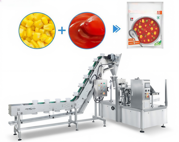 Eight station bag machine with bowl test lifting machine