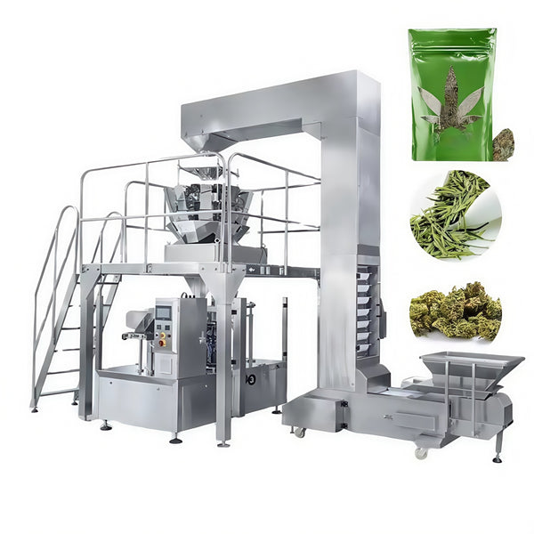 Eight station bag machine with combination scale matching system