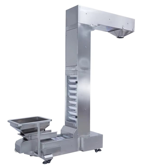 Eight station bag machine with combination scale matching system