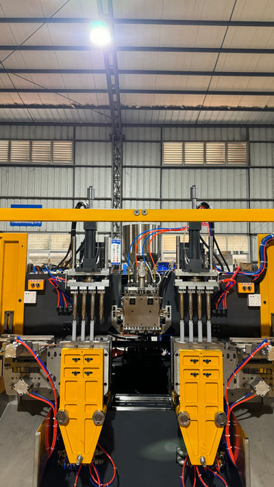 Automatic TS 100 200L Liter 220L Blue Chemical Barrel Double L Ring Drum Tank Extrusion Blowing Moulding Making Machine HDPE PP