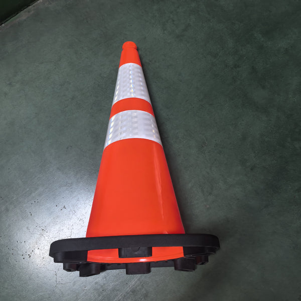 Factory Direct Sales Multi Size Color and Weight Movable Roadblocks Road Safety Reflective Rubber Warning Cones