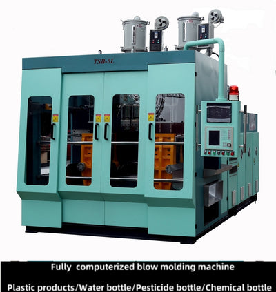 Automatic TS 100 200L Liter 220L Blue Chemical Barrel Double L Ring Drum Tank Extrusion Blowing Moulding Making Machine HDPE PP