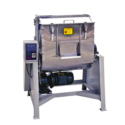 Horizontal color mixing machine